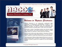 Tablet Screenshot of neccoelect.com